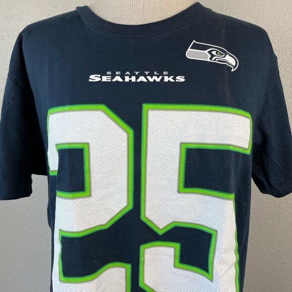 NFL Richard Sherman Seattle Seahawks T-Shirt Size M EUC - Picture 2 of 5